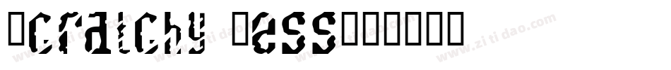 Scratchy Mess字体转换